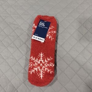 NWT Old Navy Kids Festive Red and White Socks